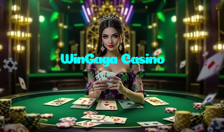 WinGaga Casino casino presented on mobile device in Pakistan with slots and live games